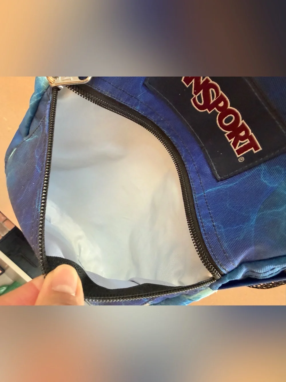 Jansport Big Student Lightning Blue Backpack Laptop Back School College Travel